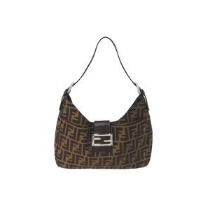 FENDI Mamma Bucket One Shoulder Hobo bag brown